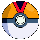 Dies ist ein Levelball. Mit ihm lassen sich Pokémon, die ein niedrigeres Level haben, leichter einfangen.