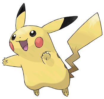 Dies ist ein "Pikachu", eines der bekanntesten Pokémon.