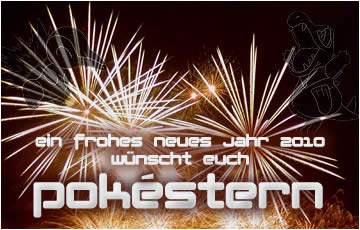 Das Pokéstern-Team wünscht euch ein schönes neues Jahr!